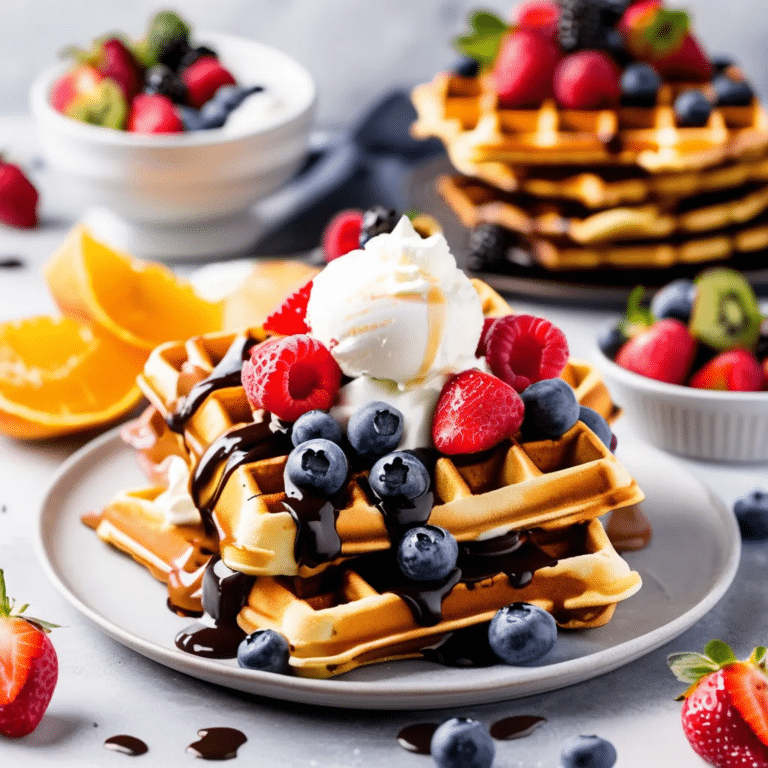 Dessert Waffles