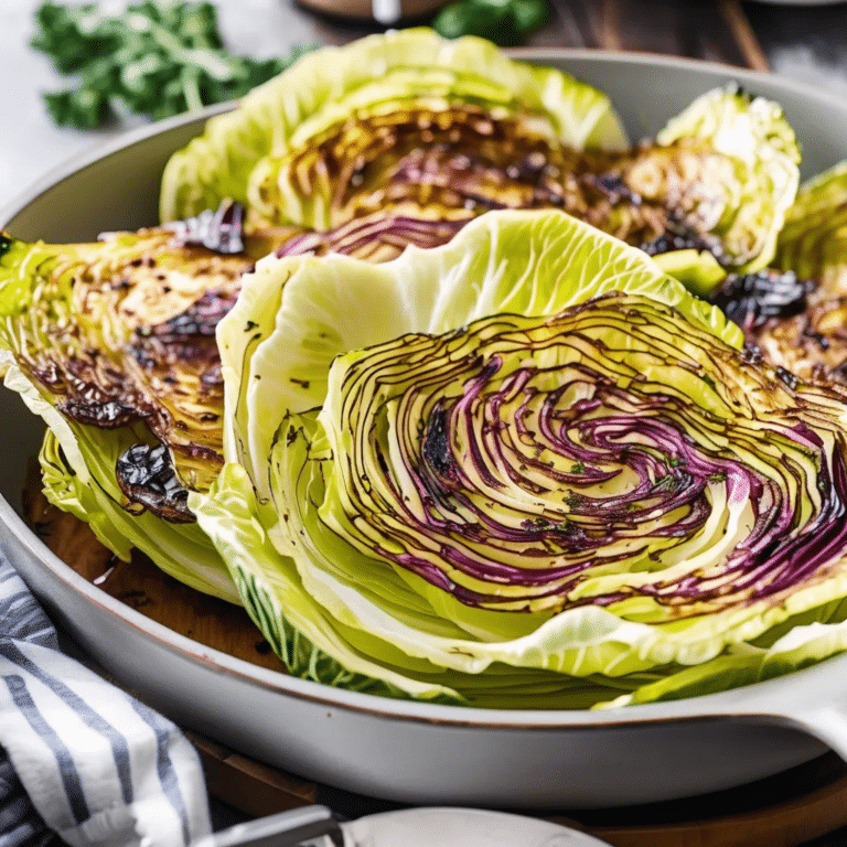 Easy Roasted Cabbage