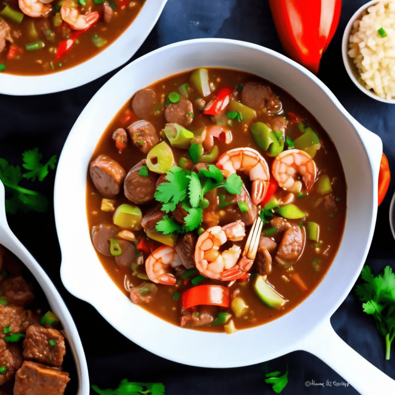 Easy Sausage And Shrimp Gumbo