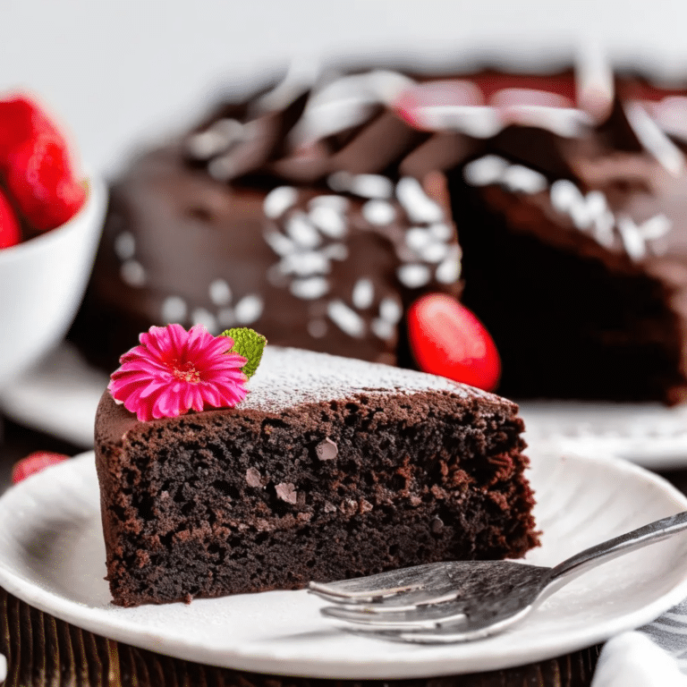 Eggless Chocolate Cake
