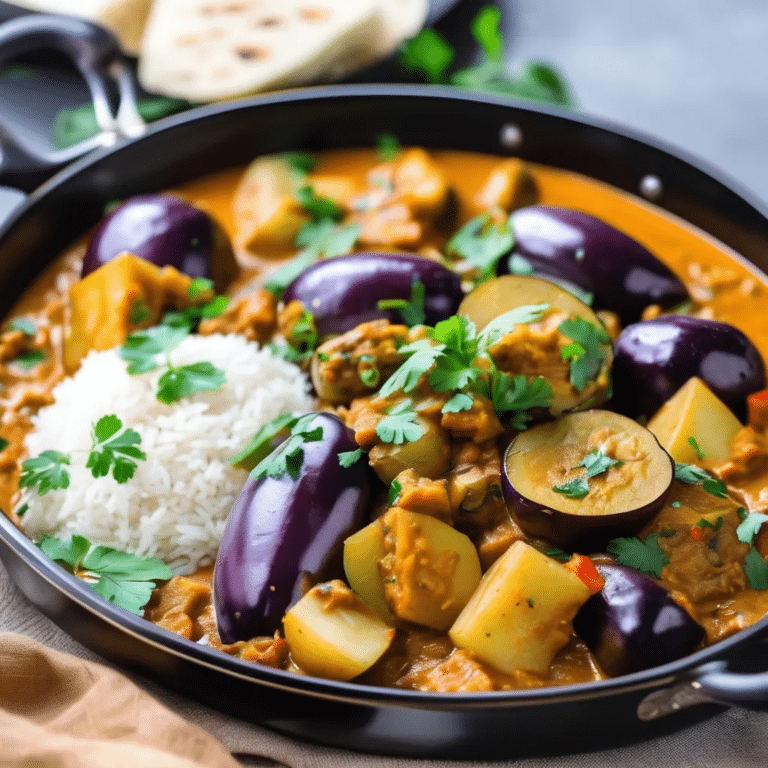 Eggplant And Potato Curry