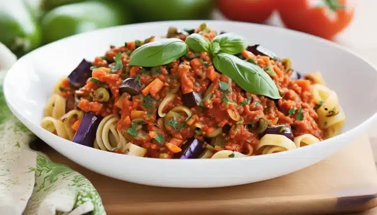 Eggplant Bolognese