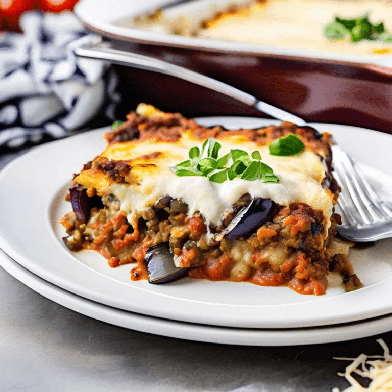 Eggplant Moussaka