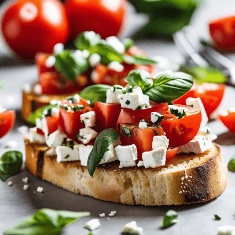 Feta Bruschetta