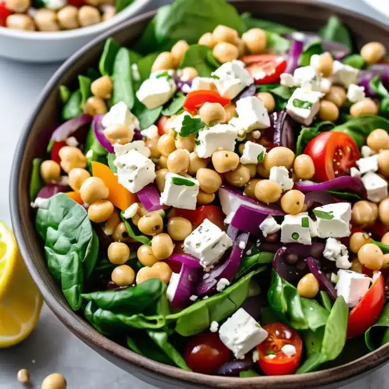 Feta Garbanzo Bean Salad