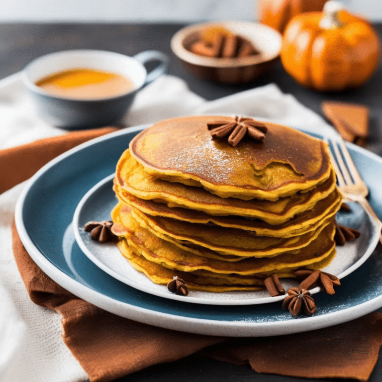 Fluffy Pumpkin Pancakes