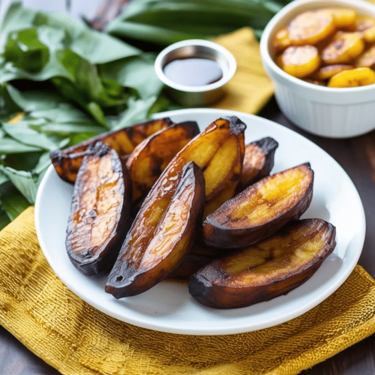 Fried Sweet Plantains
