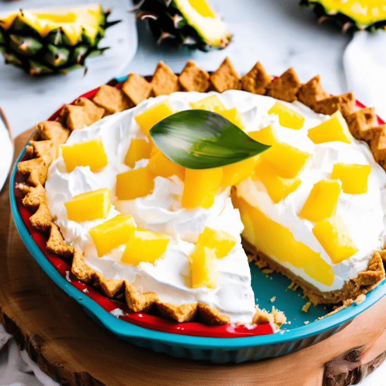 Frozen Hawaiian Pie