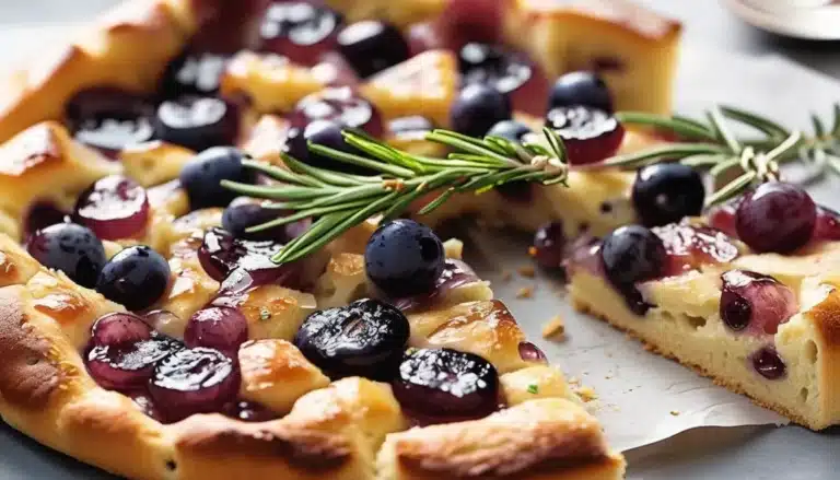 GRAPE FOCACCIA WITH ROSEMARY