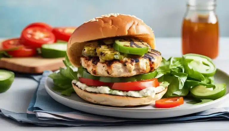 GREEK CHICKEN BURGERS