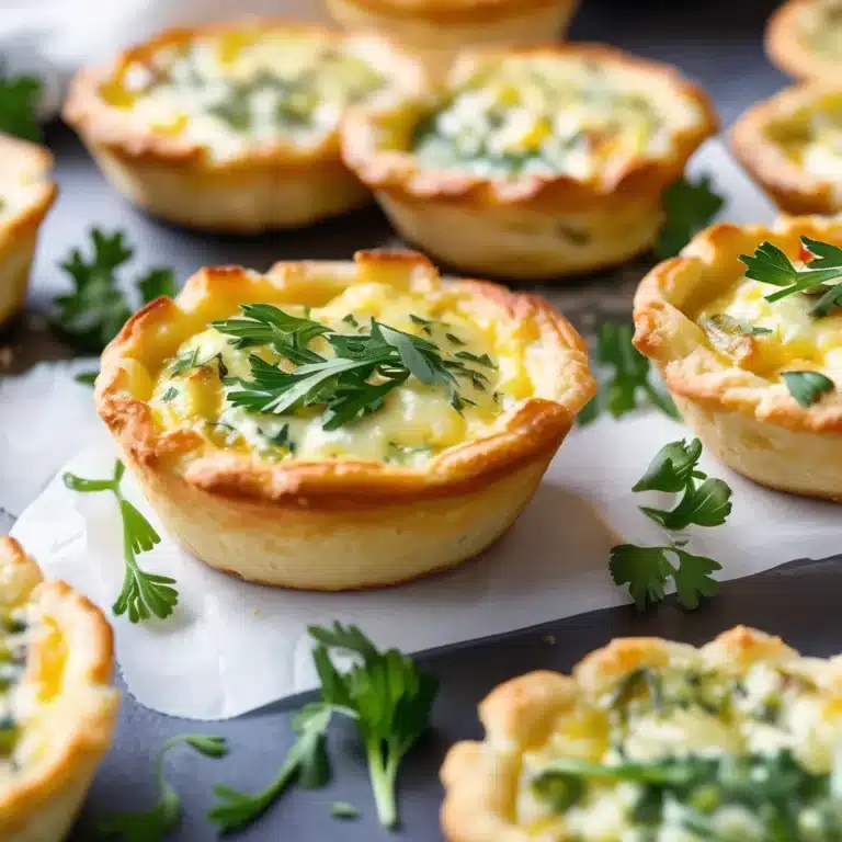 Garlic-Herb Mini Quiches
