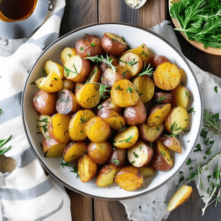 Garlic Herb Roasted Potatoes