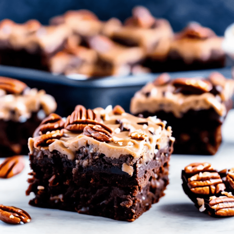 German Chocolate Brownies