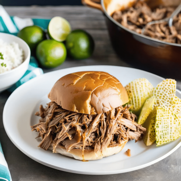 Ginger Beer Pulled Pork