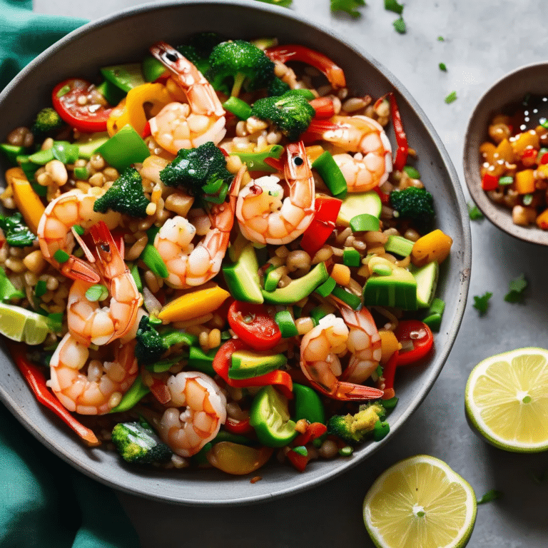 Ginger-Chutney Shrimp Stir-Fry