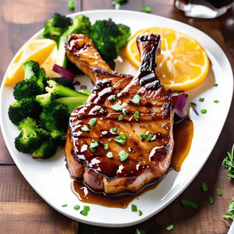Glazed Pork Chops