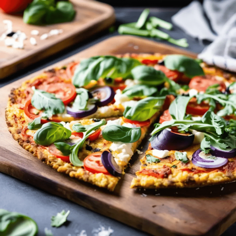 Gluten Free Cauliflower Pizza Crust