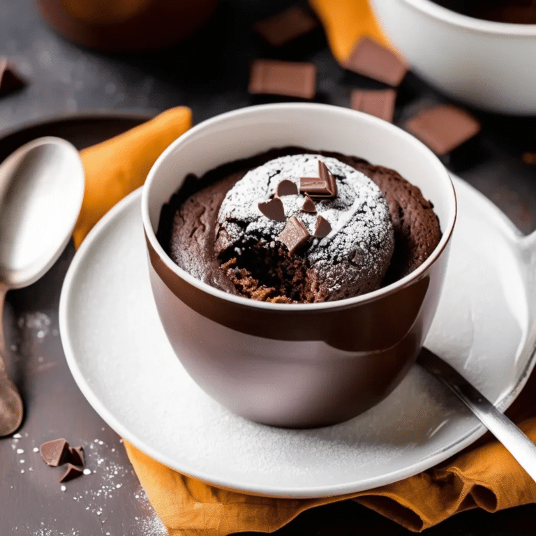 Gluten Free Chocolate Mug Cake
