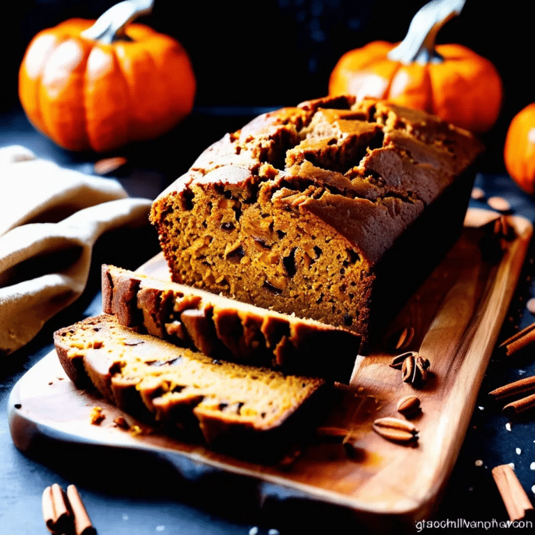 Gluten Free Pumpkin Bread