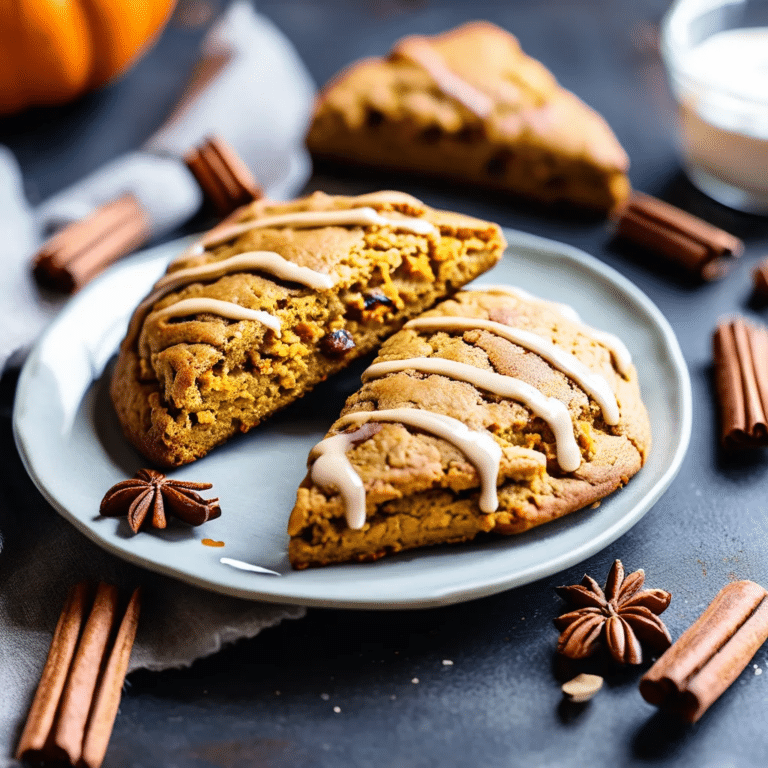 Gluten Free Pumpkin Scones
