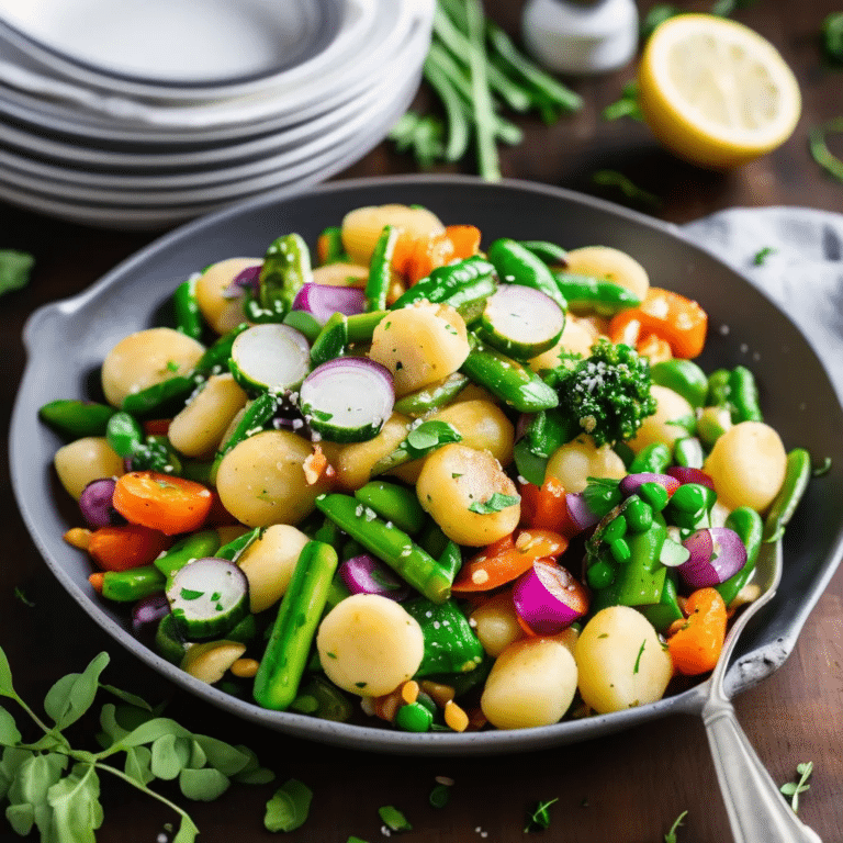 Gnocchi With Spring Vegetables