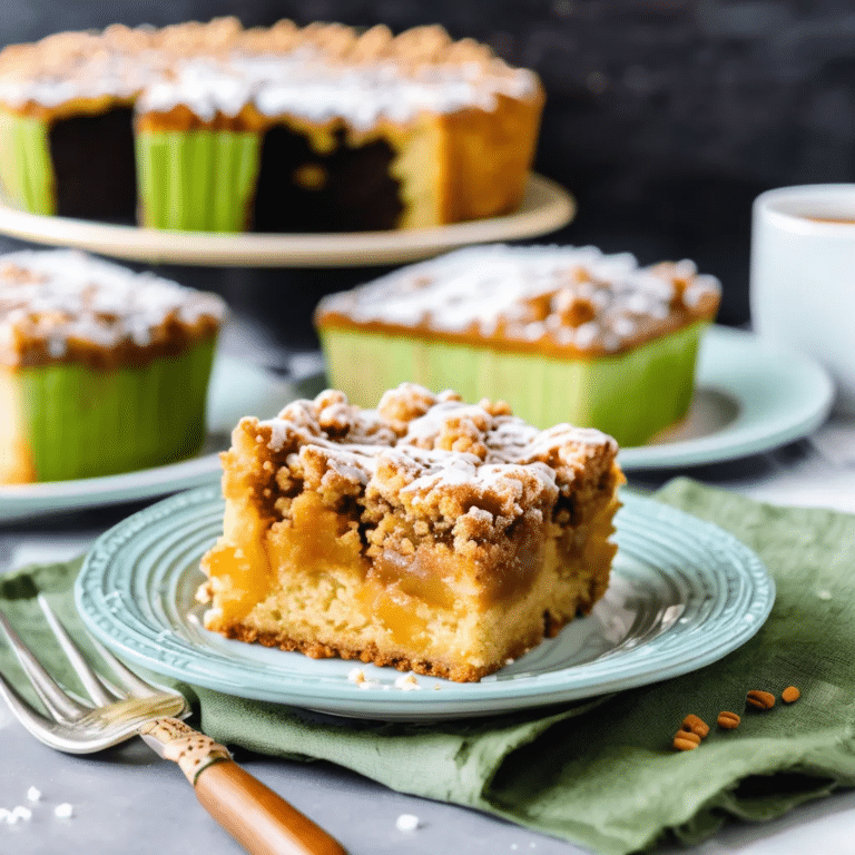 Graham Streusel Coffee Cake