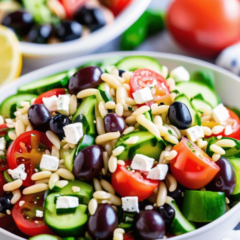 Greek Orzo Salad