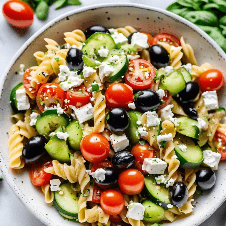 Greek Pasta Toss