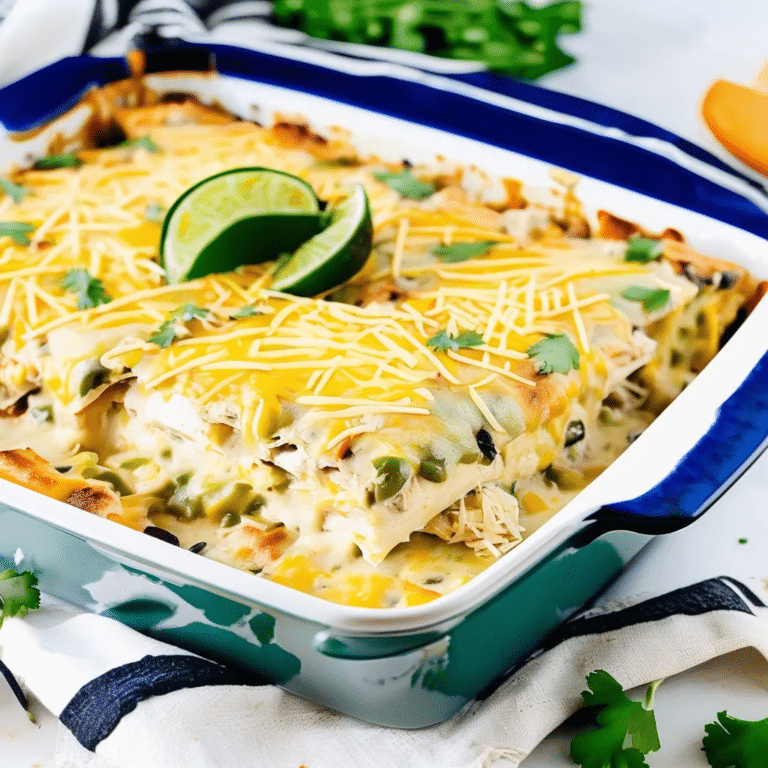 Green Chile Chicken Casserole