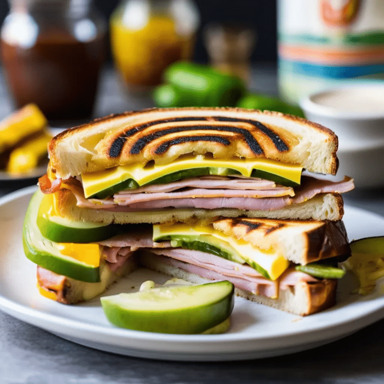 Grilled Cuban Sandwich