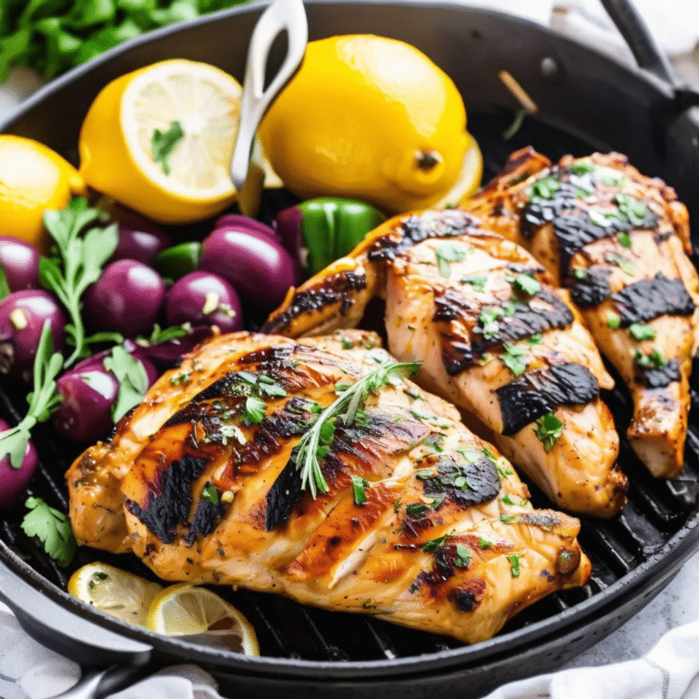 Grilled Greek Chicken