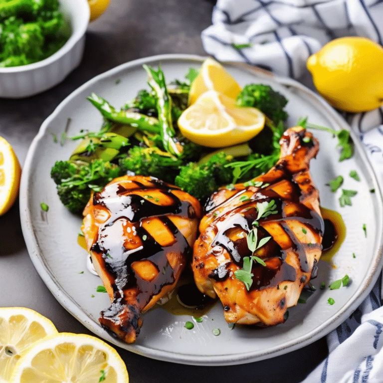 Grilled Honey-Lemon Chicken