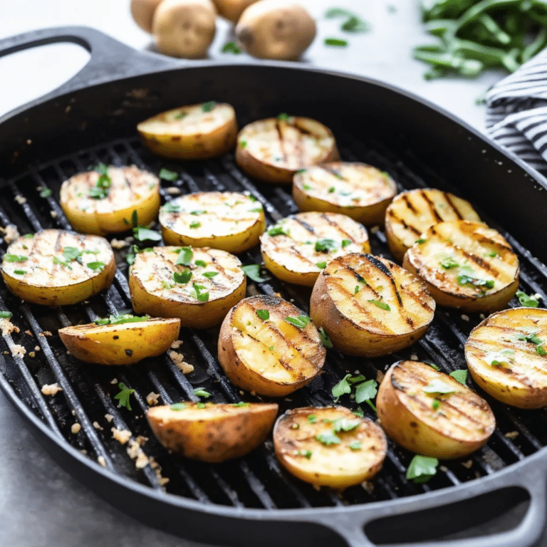 Grilled Parmesan Potatoes