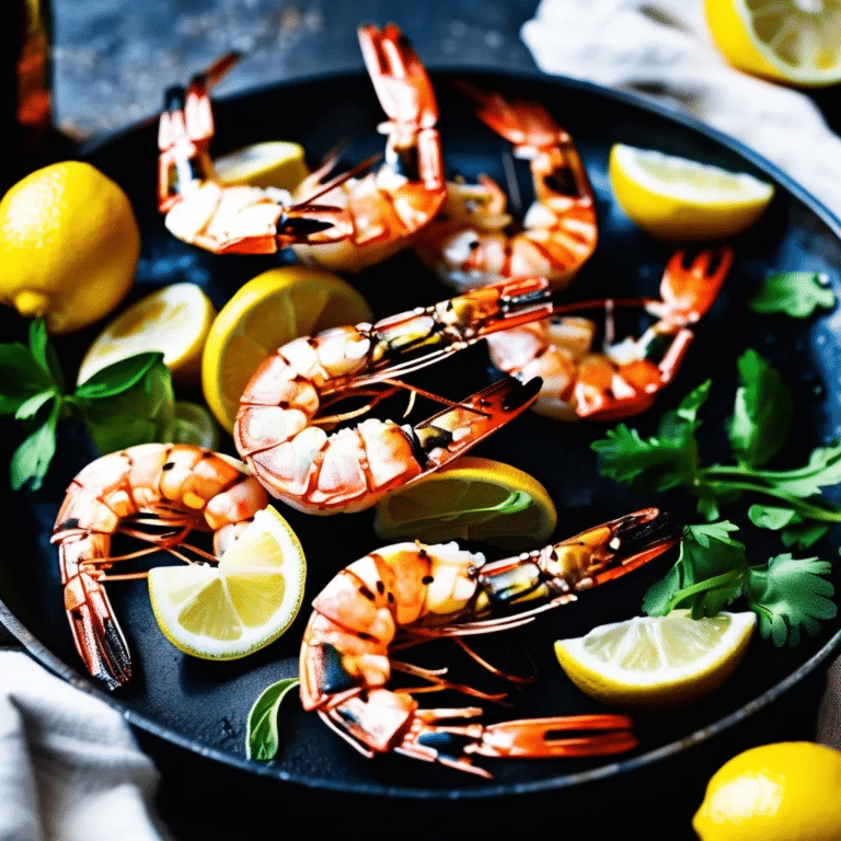 Grilled Prawns