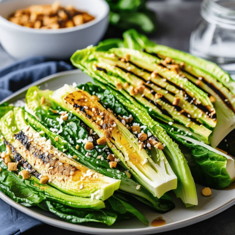 Grilled Romaine Salad