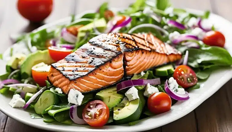 Grilled Salmon Salad