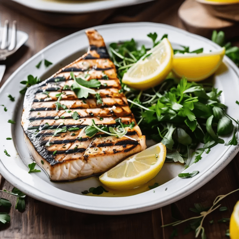 Grilled Swordfish