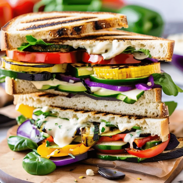 Grilled Veggie Sandwiches