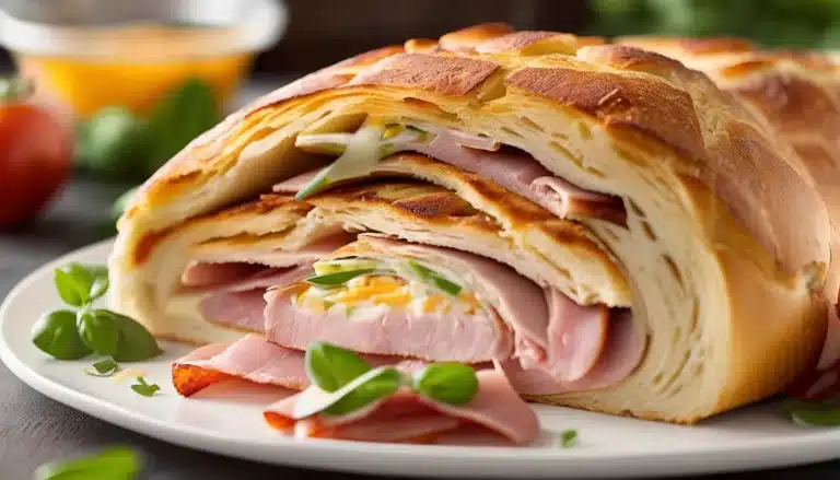 HAM AND SWISS STROMBOLI