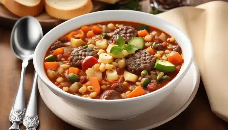 HAMBURGER SOUP