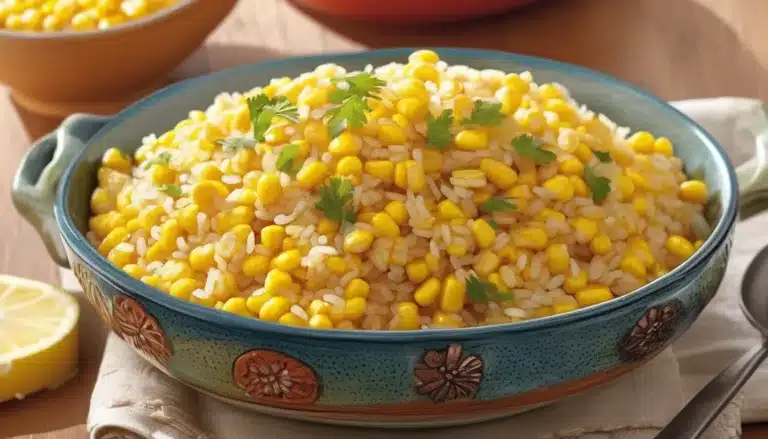 HOT BUTTERED CORN RICE