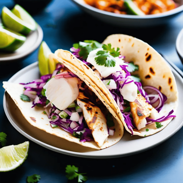 Halibut Fish Tacos