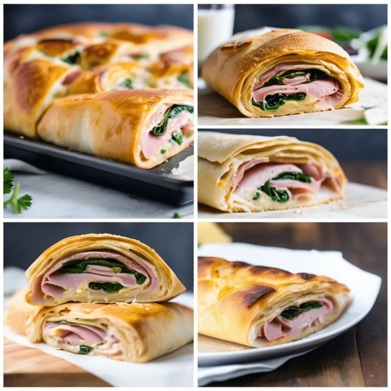 Ham And Cheese Stromboli