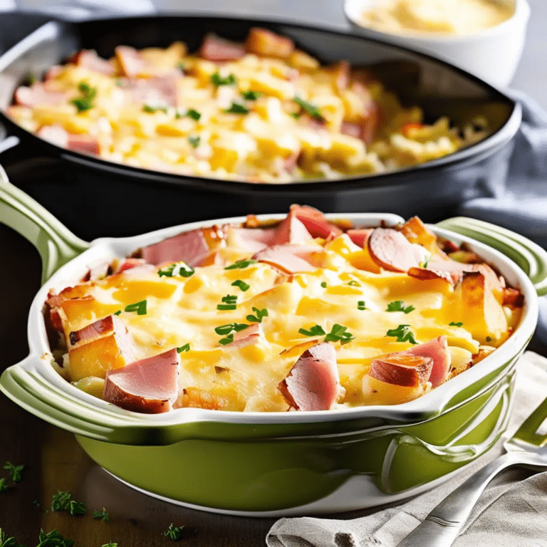 Ham And Potato Casserole