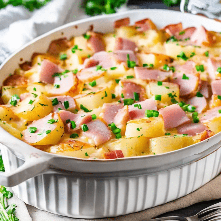 Ham Potato Scallop