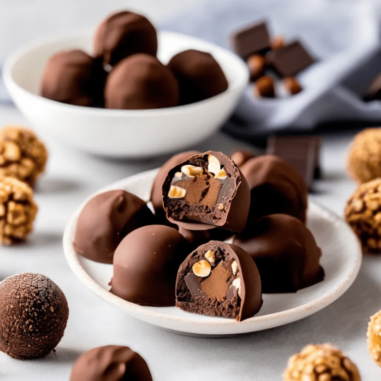 Hazelnut Truffles