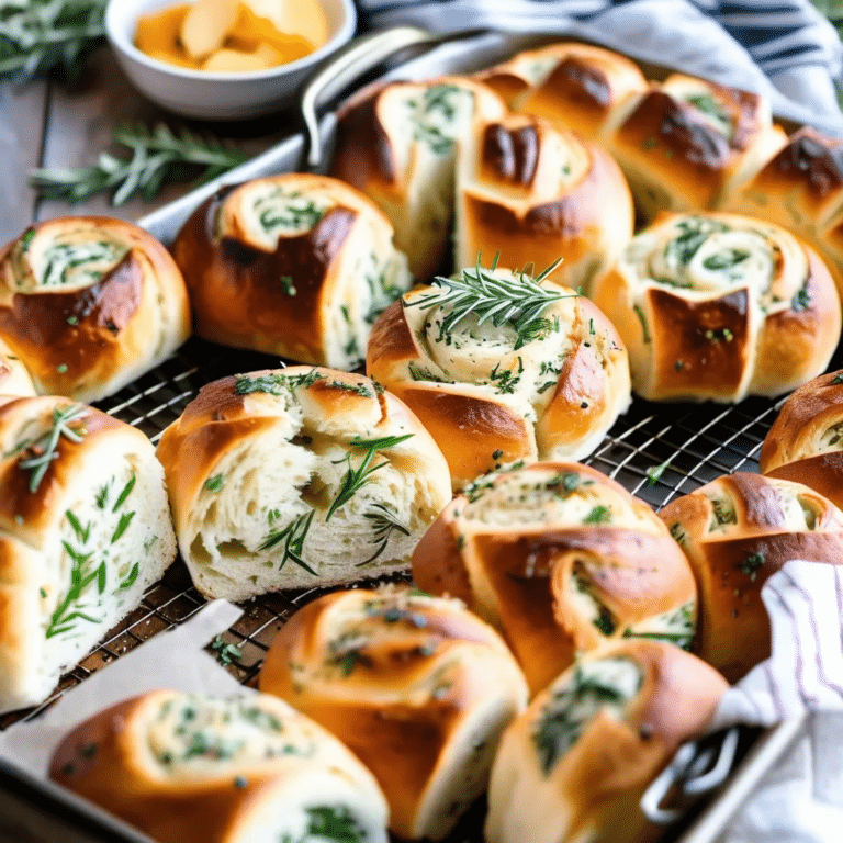 Herb And Parmesan Pull-Apart Rolls