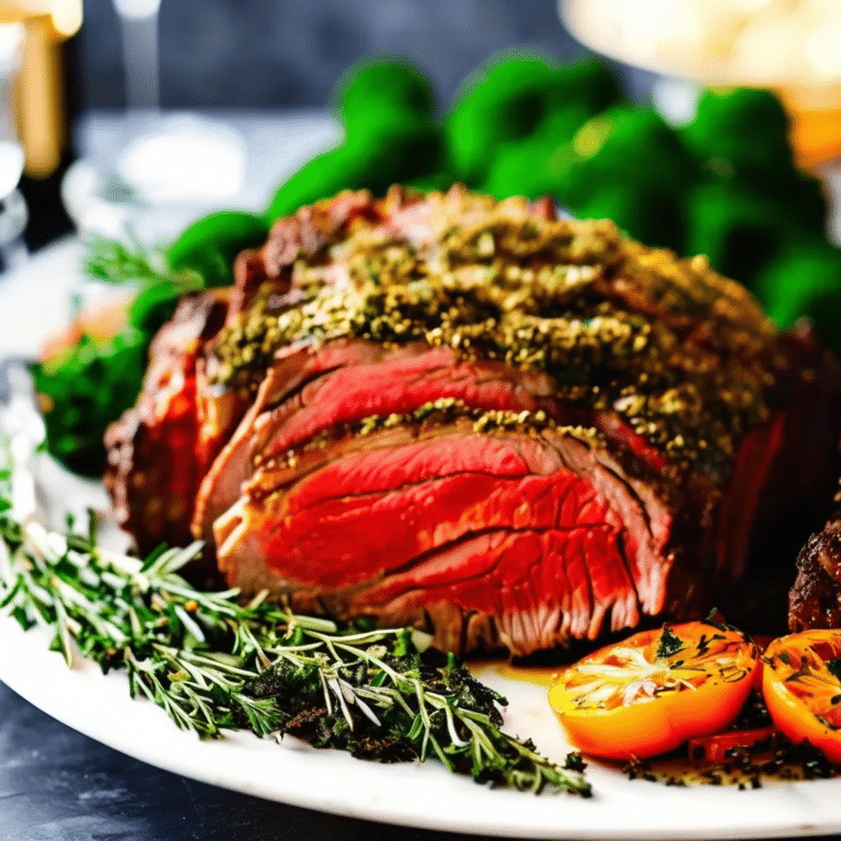Herb Crusted Prime Rib Roast