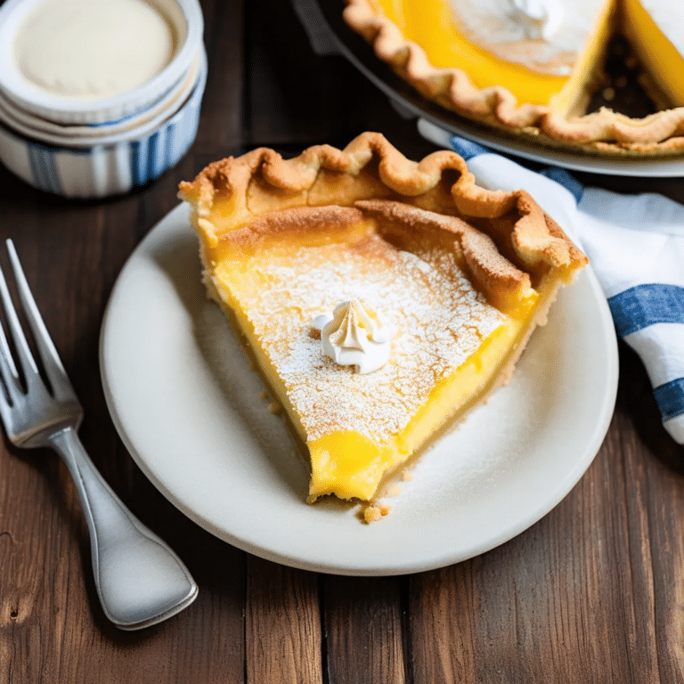 Highway Cafe Chess Pie