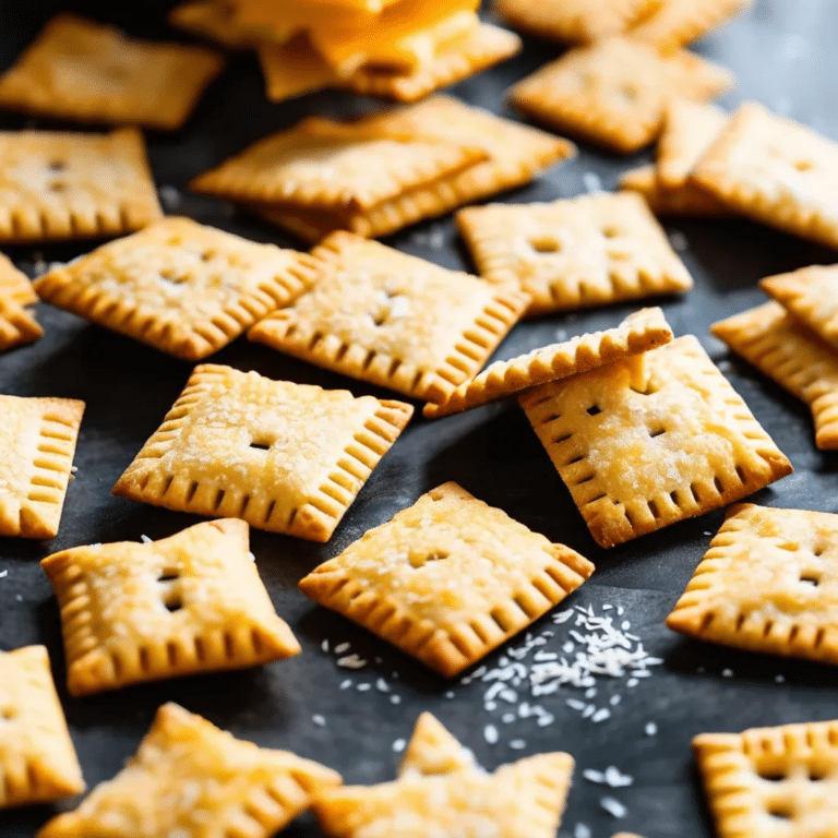 Homemade Cheez-its